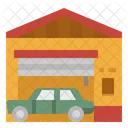 Garage Car Parking Icon