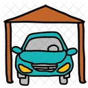 Garage Car Park Icon