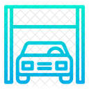 Autoservice Auto Autohalle Symbol