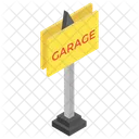 Garage Signboard Car Garage Icon