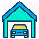 Home House Garage House Icon
