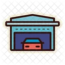 Garage Warehouse Car Icon