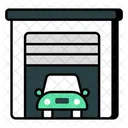 Garage Carport Auto Garage Icon