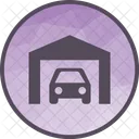 Garage Parking Home Icon
