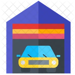 Garage Car Storage  Icon