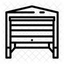 Garage Exterior Open Icon