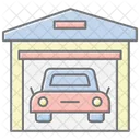 Garage Lineal Color Icon Icon