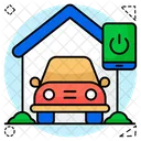 Garage Carport Auto Garage Icon