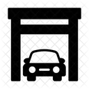 Garage Building Car Icon