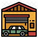 Garagem Carro Estacionamento Ícone