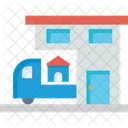 Garagem da casa  Ícone