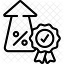 Garantierte Zinsen Garantiert Zinsen Symbol
