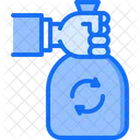 Hand Garbage Bag Icon