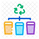 Garbage Distribution Recycle Icon