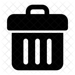 Garbage Icon - Download in Glyph Style