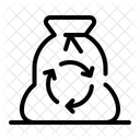 Garbage Bag Waste Trash Icon