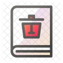 Garbage Book Tools Study Icon