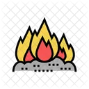 Burning Carbage Color Icon