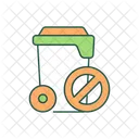 Garbage container prohibition  Icon