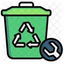 Garbage Disposal Repair Maintenance Wrench Icon