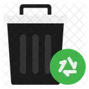 Garbage Bin Recycle Icon