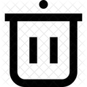 Garbage Trash Bin Icon