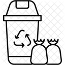 Garbage Waste Recycling Icon