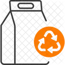 Garbage Recycle Package Bag Icon