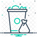 Garbage Trash Can Can Icon