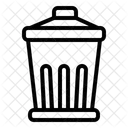 Garbage Trash Bin Icon