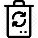 Garbage Bin Delete Icon