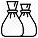 Garbage Garbage Bag Plastic Garbage Icon