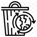 Garbage Trash Basket Icon