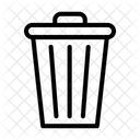 Garbage Trash Bin Icon