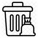 Garbage Trash Bin Icon