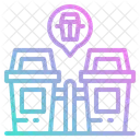 Bin Trash Architecture Icon