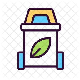 Garbage sorting Icon - Download in Colored Outline Style