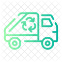 Garbage Truck Recycling Transport Icon