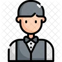 Garcom Avatar Usuario Ícone