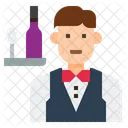 Iwaiter Garcom Ocupacao Ícone