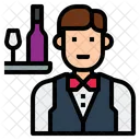 Iwaiter Garcom Ocupacao Ícone