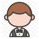 Garcom Avatar Pessoa Ícone