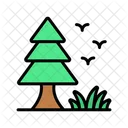 Garden Park Tree Icon