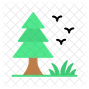 Garden Park Tree Icon