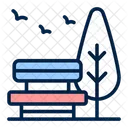 Garden Bench Sitting Icon