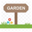 Garden Board Signage Icon