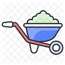 Garden Cart Wheelbarrow Garden Wagon Icon