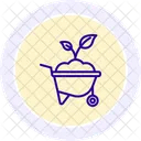 Garden Cart Gardening Icon