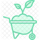 Garden Cart Gardening Icon