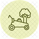 Garden Cleaning Pentaglow Icon